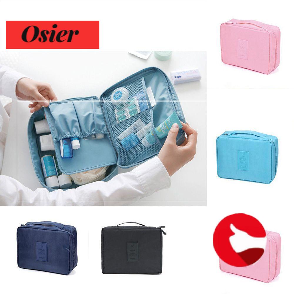 [Hàng mới về] Túi đựng mỹ phẩm du lịch nhiều màu sắc chống thấm nước cho nữ