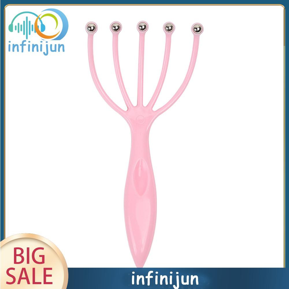 (Hàng Mới Về) Dụng Cụ Mát Xa Da Đầu Giảm Căng Thẳng Hình Bạch Tuộc