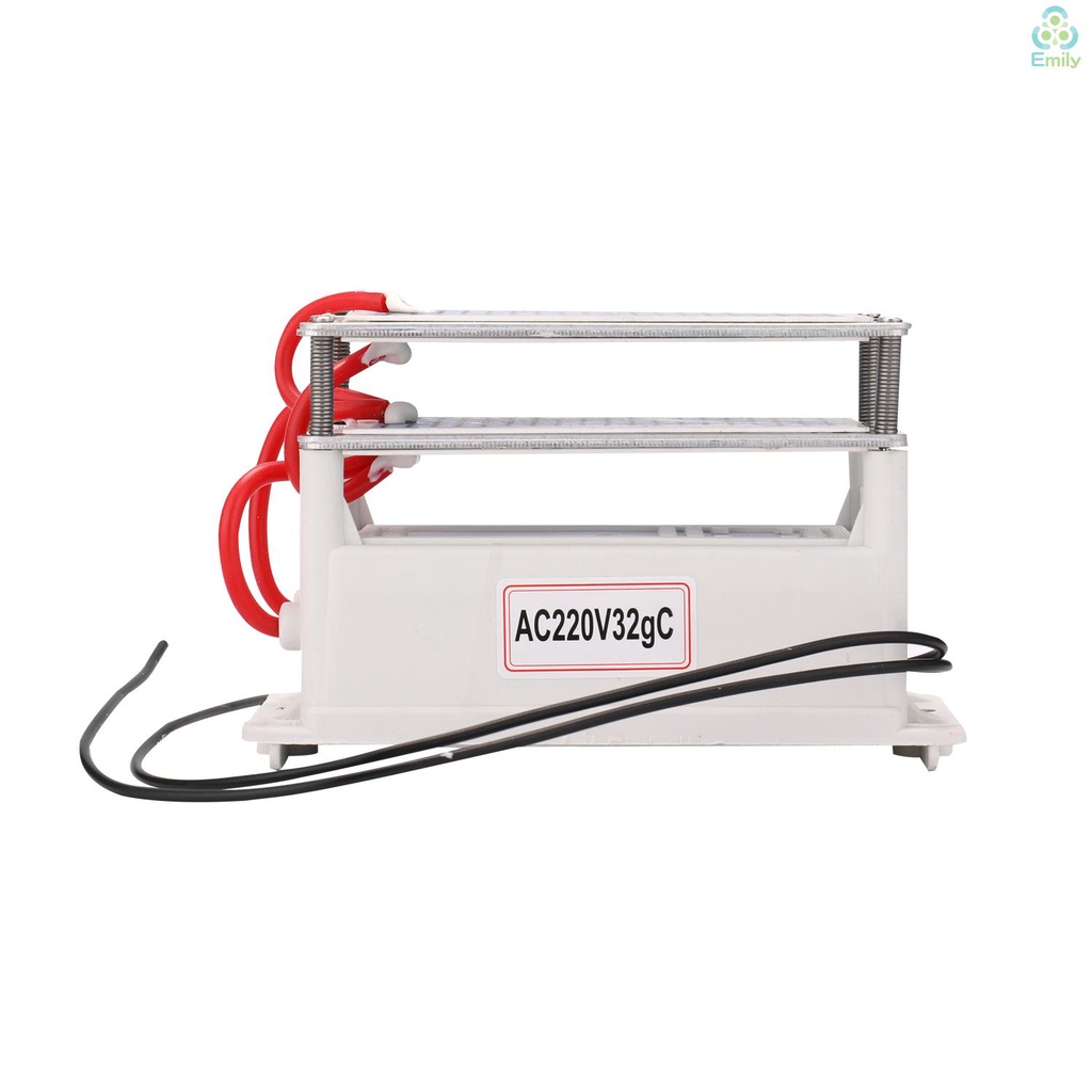 Máy tạo ozon 32g/tiếng di động tiện lợi để thanh lọc không khí và loại bỏ formaldehyde trong nhà/trong xe hơi