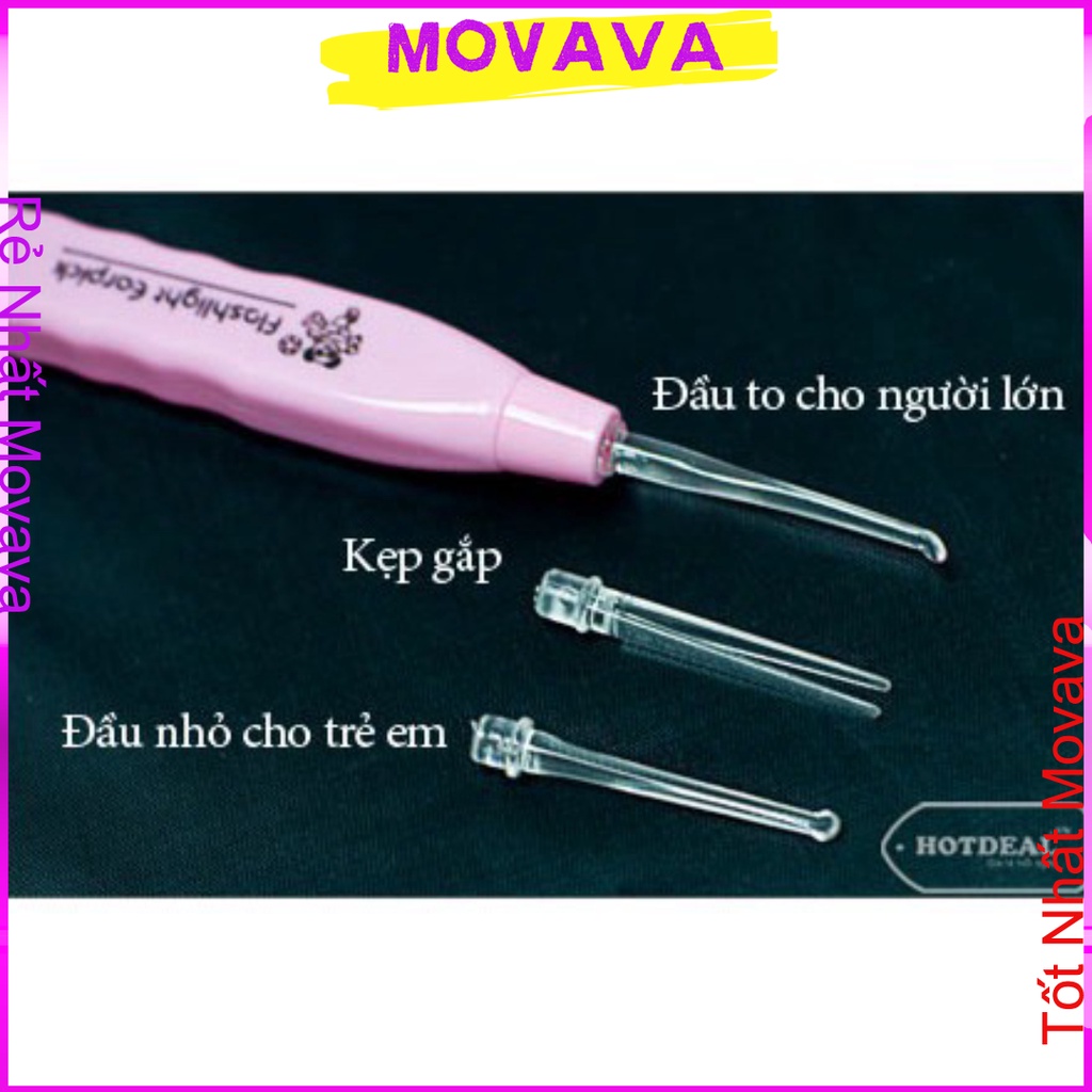 Đèn ngoáy tai mũi họng cho bé yêu của shop Movava - Hộp nhựa