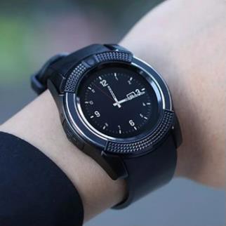 đồng hồ thông minh smart watch V8 mặt tròn có sim, thẻ nhớ