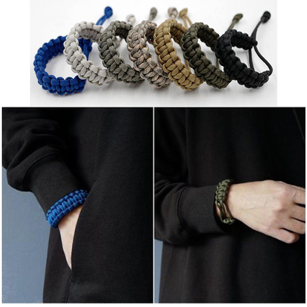 MUVAKO 1 Vòng Tay Sinh Tồn  Dây Paracord Dễ Điều Chỉnh Chất Lượng Cao