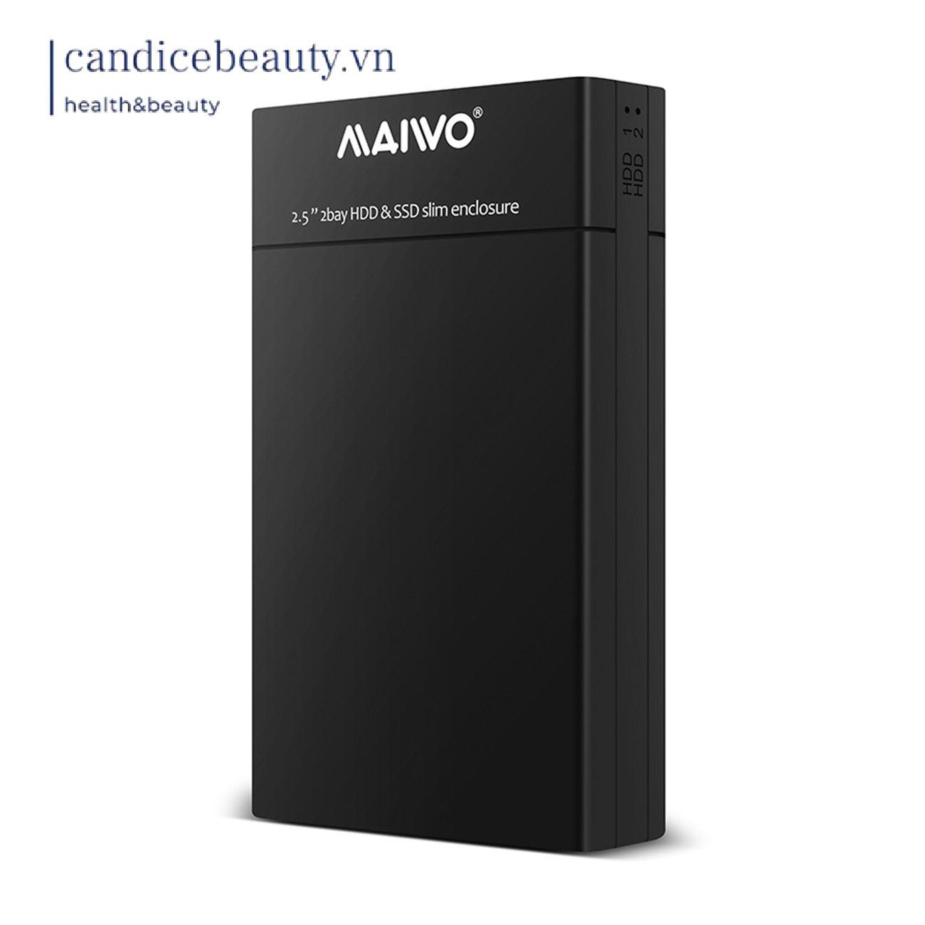 Ổ Cứng Ngoài Candicebeauty K25682 Dual Bay Hdd Ssd Usb3.0