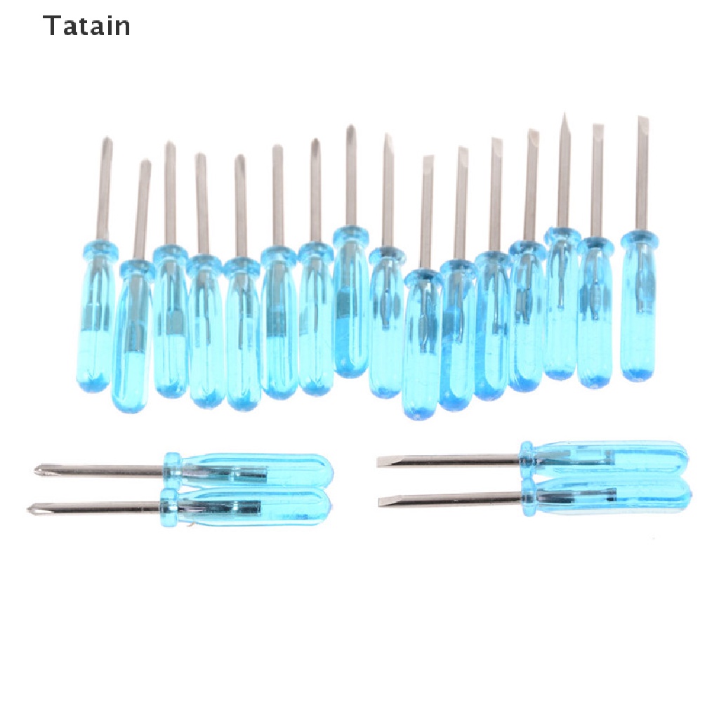 Set 10 tua vít mini tay cầm nhựa tiện lợi