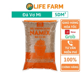 Giá Thể Đá Namix Vermiculite (Đá Vơ Mi) Chuyên Dùng Trồng Rau Và Hoa- Gói 5dm3 (SNM thumbnail