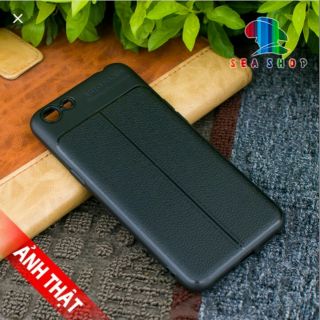 Ốp lưng dẻo vân da Auto Focus cho oppo a71