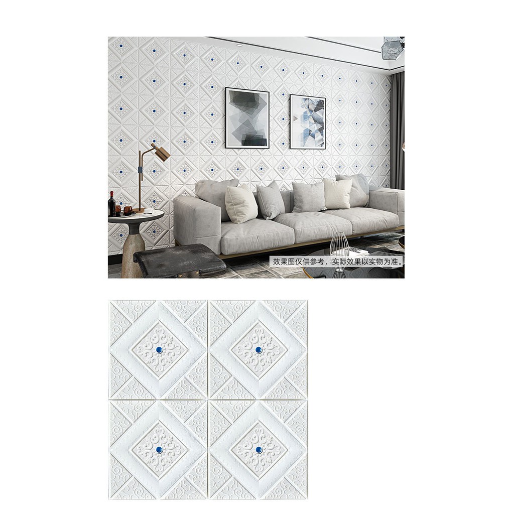 Xốp Dán Tường Hoa Văn Đính Đá Cao Cấp | BigBuy360 - bigbuy360.vn