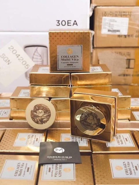 VIÊN COLLAGEN TƯƠI - AMMUD MULTI VITA AMPOULE HÀN QUỐC