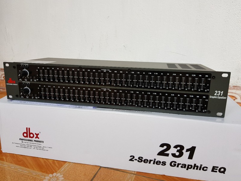 Thiết Bị Trộn Âm Thanh Cao Cấp Equalizer DBX - 231EQ Cho Dàn Âm thanh- Bảo Hành 12 Tháng-1 đổi 1 trong 30 ngày