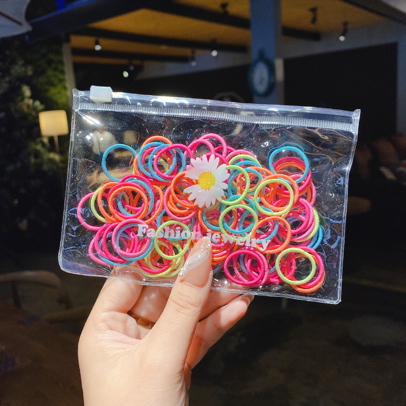 Set 200 dây buộc tóc xinh xắn danh cho bé gái