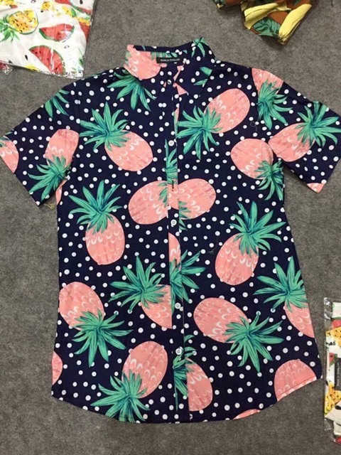 Áo sơ mi hoạ tiết