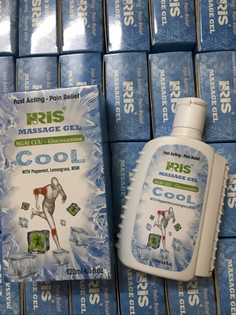 Dầu lạnh NGẢI CỨU  GLUCOSAMINE tinh dầu bạc hà 120ML