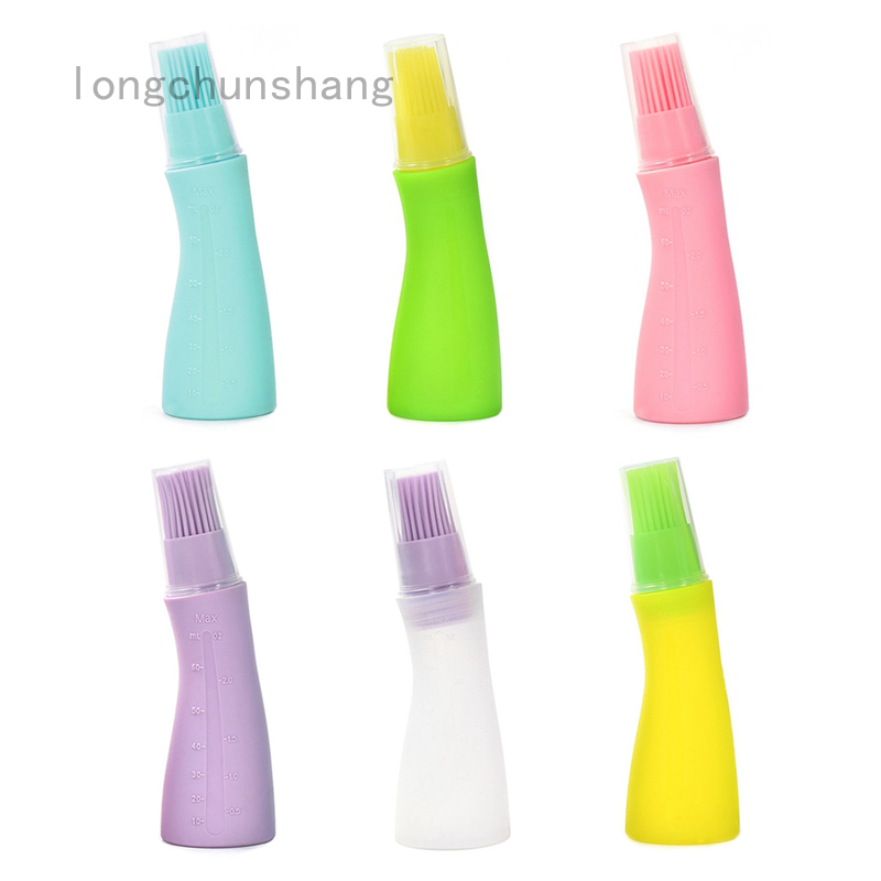 Bình Đựng Dầu Kèm Cọ Quét Bằng Silicone Tiện Dụng Cho Nhà Bếp