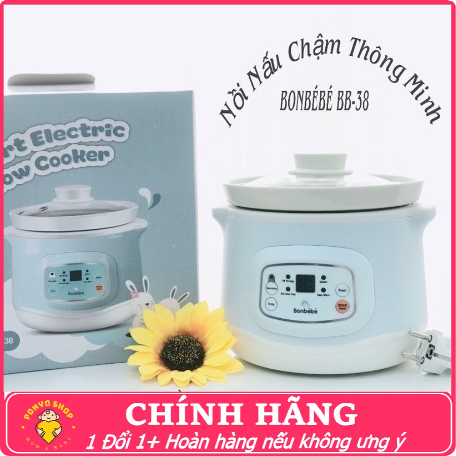 [Chính hãng] Nồi nấu chậm thông minh Bonbébé BB-38