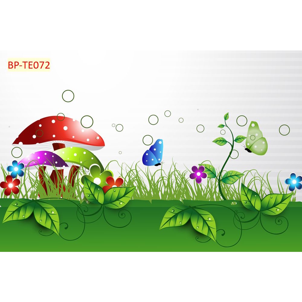 Tranh Dán Tường Phòng Trẻ Em Hoạt Hình Ngộ Nghĩnh Tặng Keo Và Dụng Cụ Dán