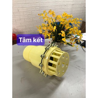 Lúp pê( lúp bê) phi 80 gắn ống khấc (Rọ Lọc, Rọ Bơm, Giỏ Hút Nước), chất liệu PVC