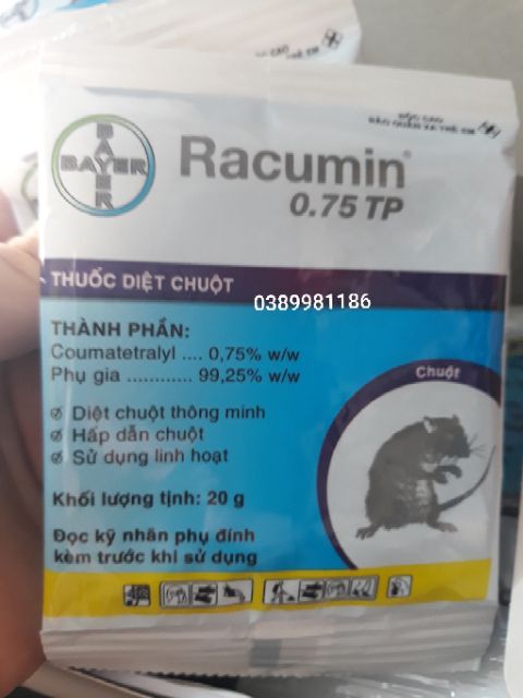 Thuốc diệt chuột racumin