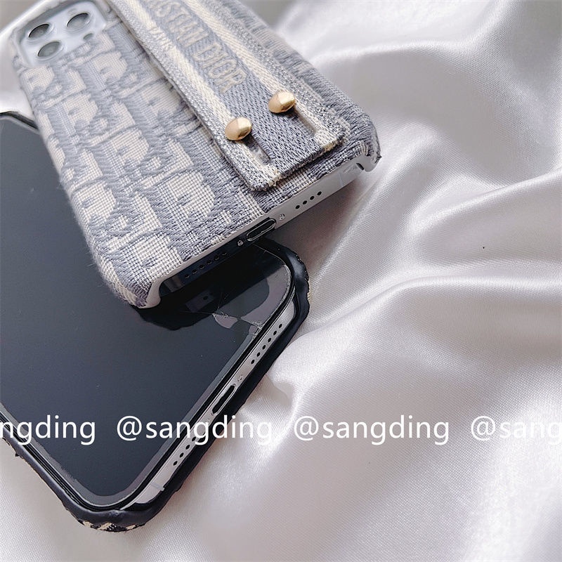 ! Dior! Ốp Điện Thoại Thêu Hình Dễ Thương Cho IPhone 12/12Pro 12 11 Pro Max IPhone 7/8 Pro X XR XS