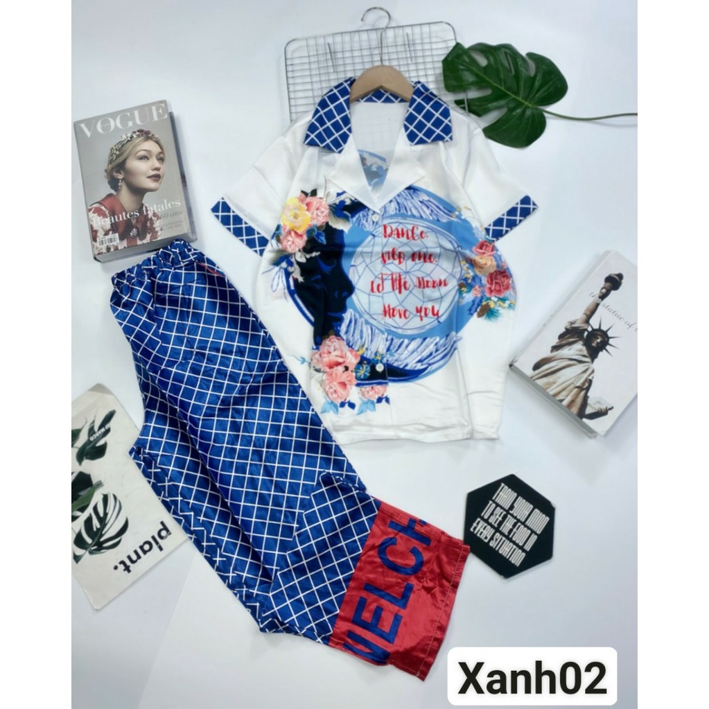 Đồ bộ Dài Vải Satin