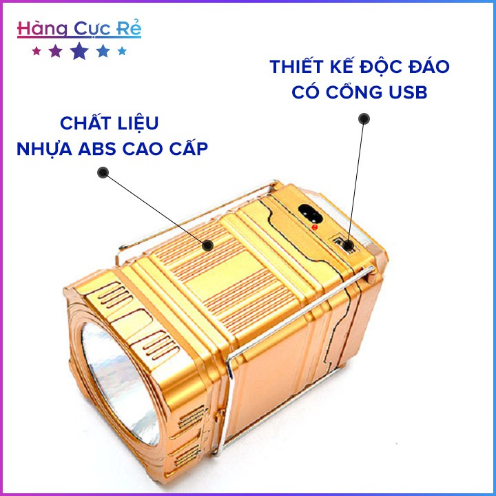 Đèn bão 4in1 HCR9009A  FREESHIP Đèn dùng pin sạc, vintage style, trang trí, phượt, câu cá-Shop Hàng Cực Rẻ