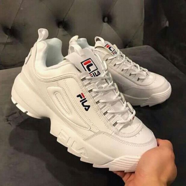 Giày HOT Giầy fila trắng độn đế 1:1 ( full box + free ship ) 2020 x '\ -h11