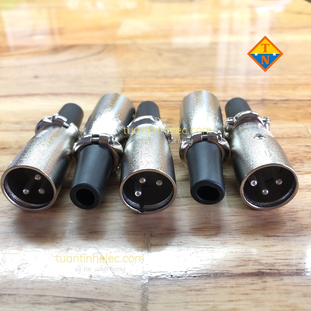 Giắc canon đực KTV 3 lỗ # phụ kiện âm thanh