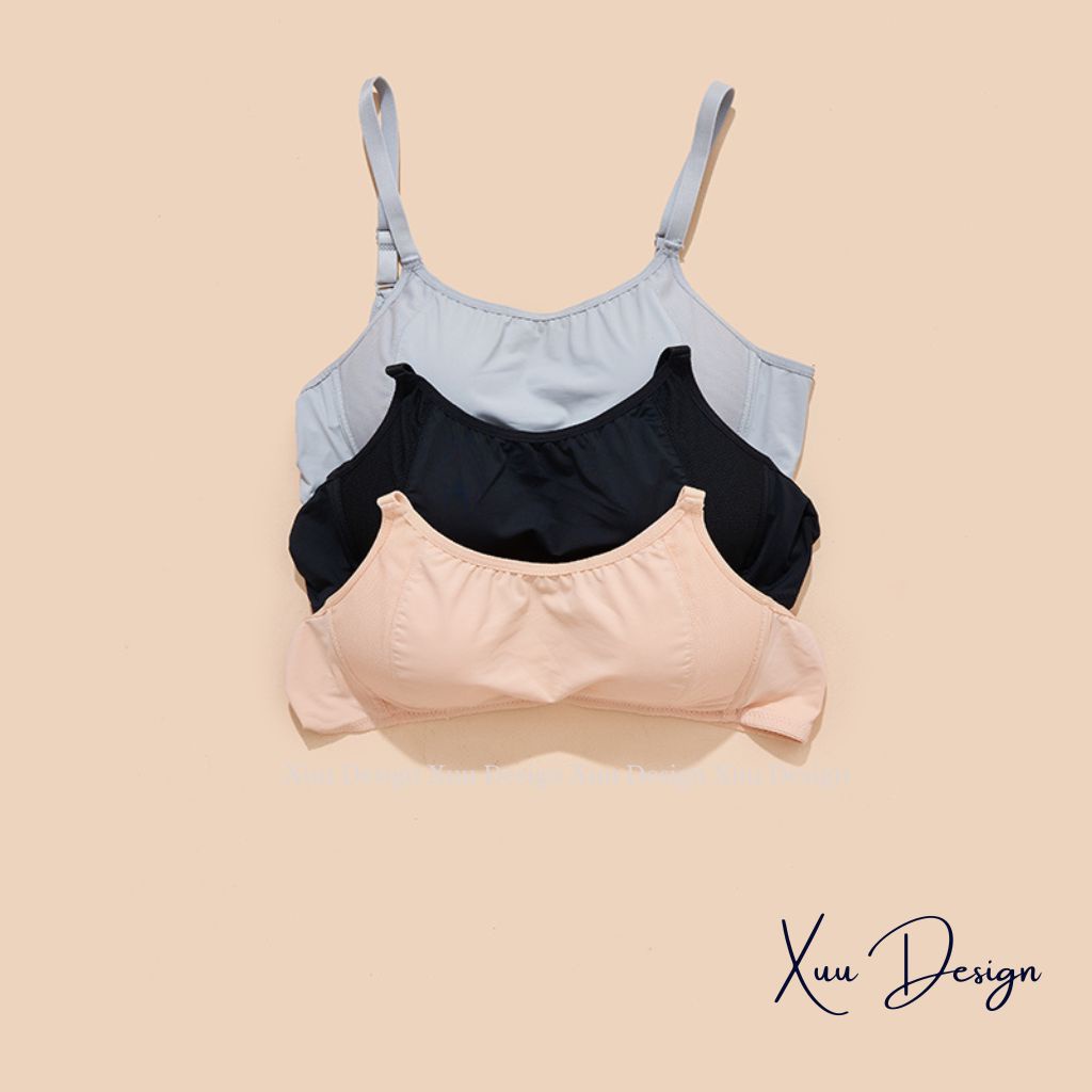 Áo ngực nữ đệm mỏng không gọng XUU dáng bra thiết kế 2 lớp vải su đúc mềm mát có lỗ thoáng khí - AV60