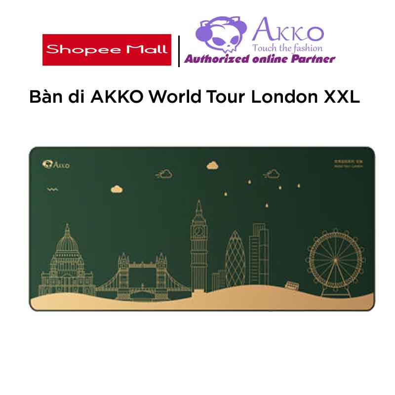 Bàn di AKKO World Tour London XXL