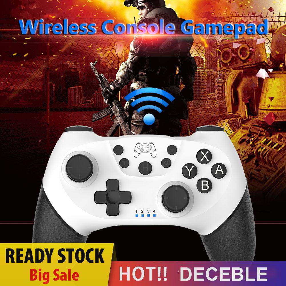 deceble Wireless Bluetooth-Compatible Gamepad w/Vibration Joystick for Switch PRO