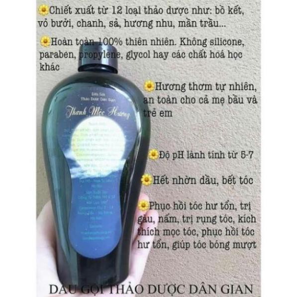 Dầu Gội Tri Nấm Da Đầu, Rụng Tóc, Gàu, Da Đầu Nhạy Cảm - Dầu Gội Thảo Dược Dân Gian T Mộc Hương