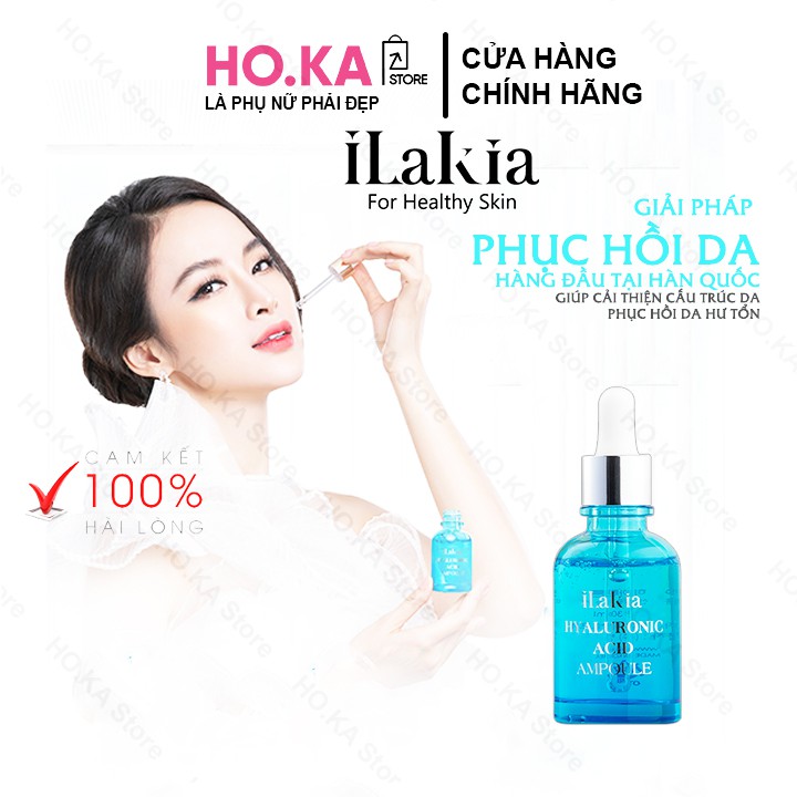 Tinh Chất Serum Dưỡng Ẩm HA  ILAKIA Giúp Căng Bóng Da Phục Hồi, Tái Tạo, Chống Lão Hoá Da - Nhập Hàn | BigBuy360 - bigbuy360.vn