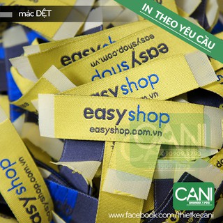 500 cái Mác Dệt theo yêu cầu Nhãn mác quần áo loại dệt