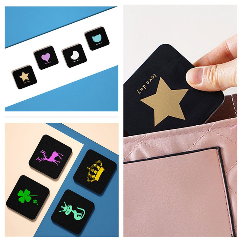 [Hàng mới về] Gương trang điểm cầm tay thiết kế hai mặt phong cách hoạt hình tiện lợi