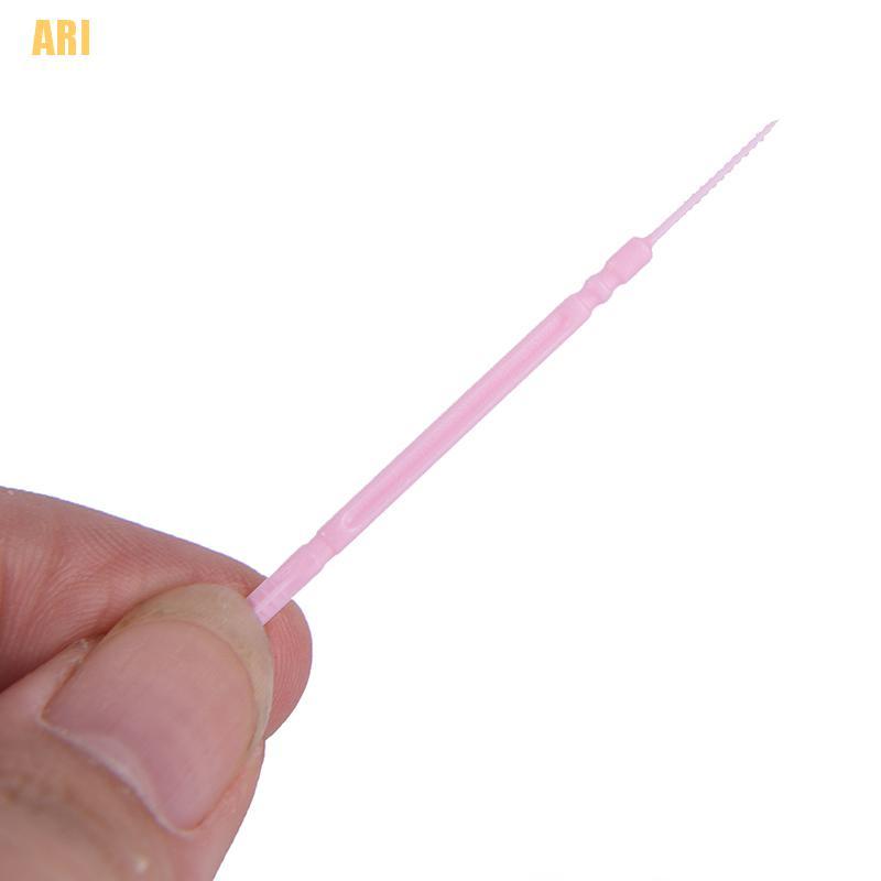 Set 100 Bàn Chải Nha Khoa 2 Chiều Bằng Nhựa