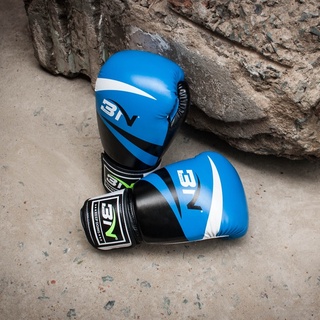Găng Tay Bn Boxing Gloves - Black/Blue