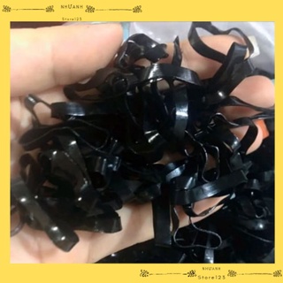 Thun đen cột tóc size lớn bịch 500g/chun cột tóc đa năng size lớn