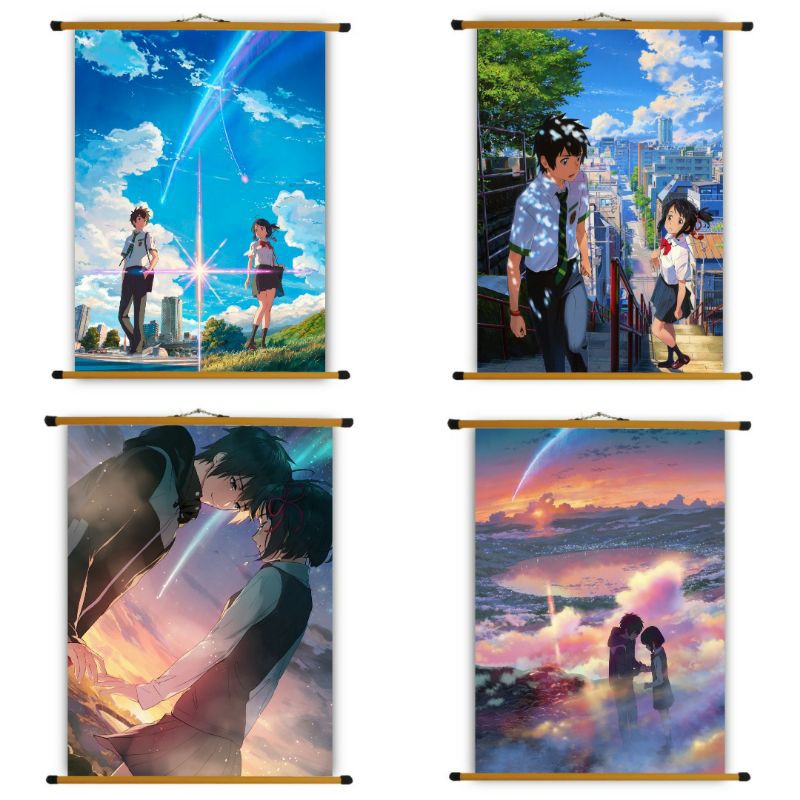 Poster Vải Anime Your Name