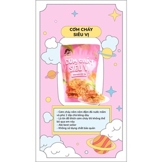 _ABI SNACK_ CƠM CHÁY SIÊU VỊ PHỦ MỘT LỚP CHÀ BÔNG ĐẬM VỊ - THƠM NGON - GIÒN TAN