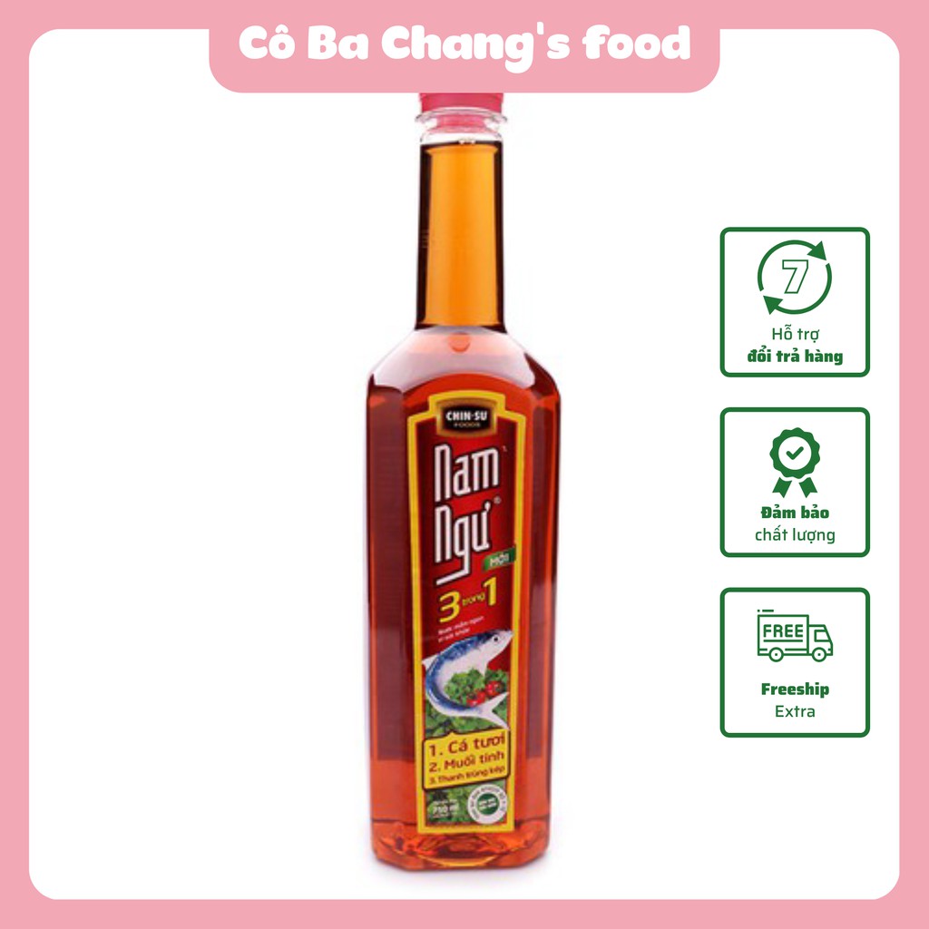 Nước mắm Nam Ngư chai 750ml