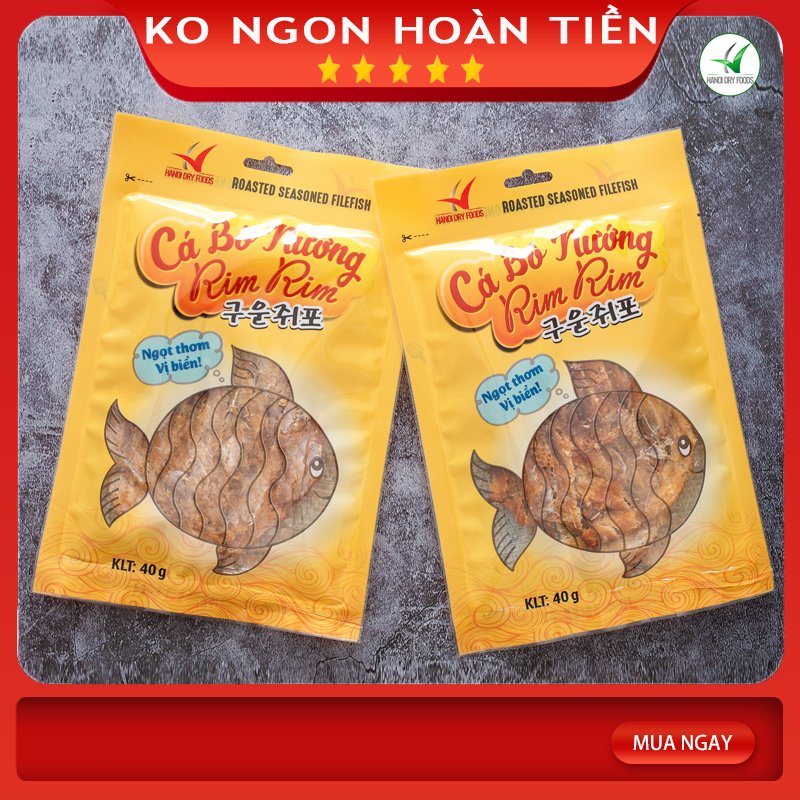 [Cá bò nướng tuyển chọn] Cá bò nướng RIM RIM 40g - Khô gà Cooky