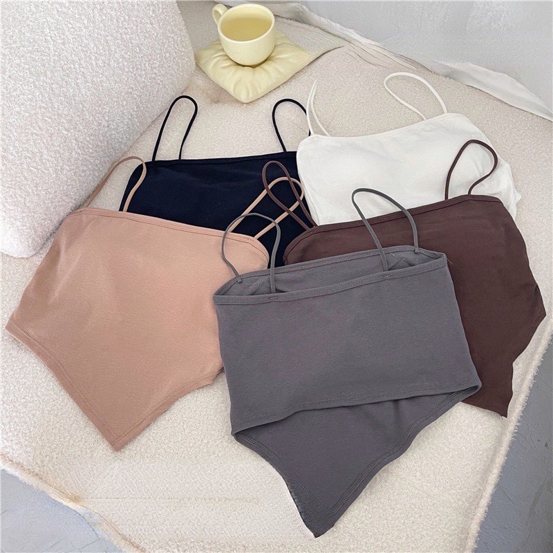 Áo Bra Nữ Nâng Ngực 2 Dây Dáng Dài Mền Mịn Thoáng Mát YUKI STORE 1332