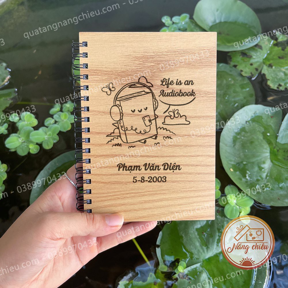 Sổ tay - Khắc logo - thiết kế theo yêu cầu - in logo thương hiệu