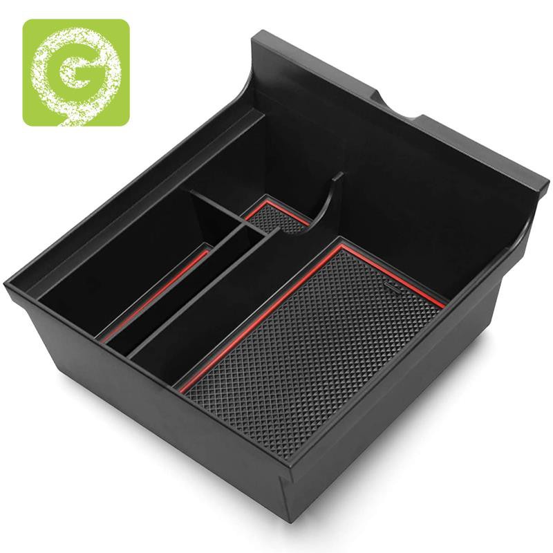 for 2021 Tesla el 3 / Y Car Center Console Storage Box, Blue