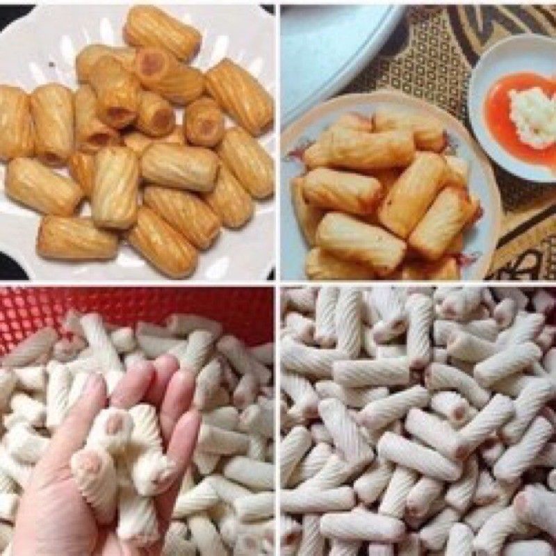 Chả mực xoắn ống 1kg❤️SHIP HOẢ TỐC HÀ NỘI ❤️ Chả mực thả lẩu, chiên giòn, hấp, sốt cà chua làm đồ ăn vặt, ăn cơm