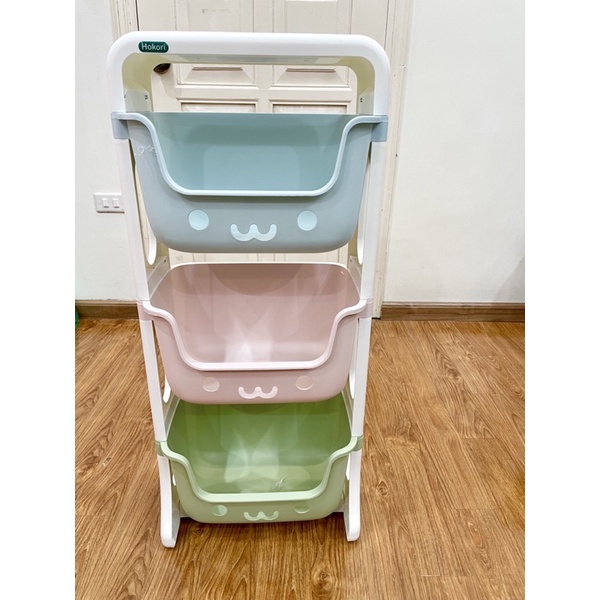 Kệ đa năng để đồ chơi cho bé, bỉm sữa, đồ dùng  gia đình có bánh xe. Hàng việt  nhật cao cấp