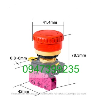 Dừng khẩn IDEC YW1B-V4E01R - Nút Dừng Khẩn Cấp Ф22 IDEC