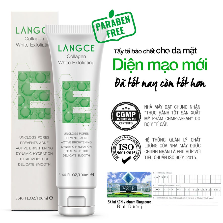 TẨY TẾ BÀO CHẾT AHA/BHA+ ĐẸP DA - FACE it - DA MẶT LANGCE DÀNH CHO NAM