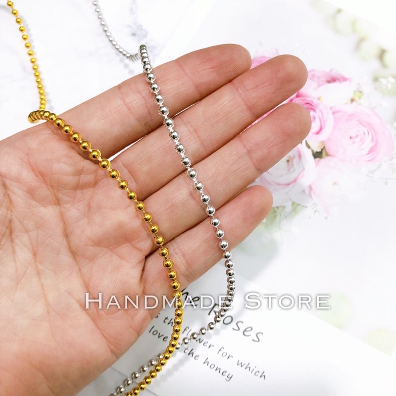 Dây hạt bi nhựa 4mm