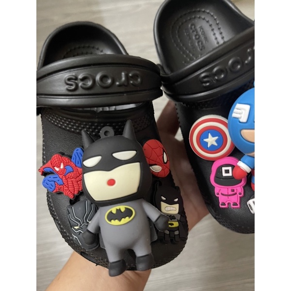 Dép nam đen bát man kh KIT