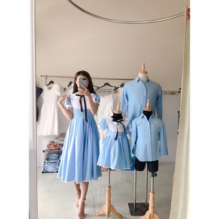 đồ gia đình đi tiệc - đầm công chúa mẹ bé - áo gia đình chụp hình kỉ niệm - set gia đình - đầm công chúa